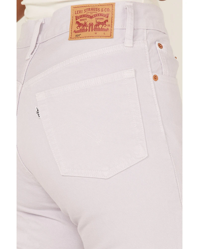 Levi's Women's 501 High Rise Straight Cropped Jeans