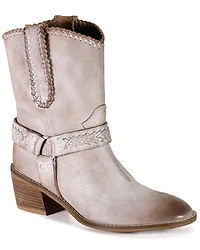 Diba True Women's Glass Heart Western Booties - Round Toe