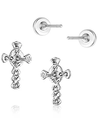 Montana Silversmiths Women's Cross Earring Set - 2 Piece