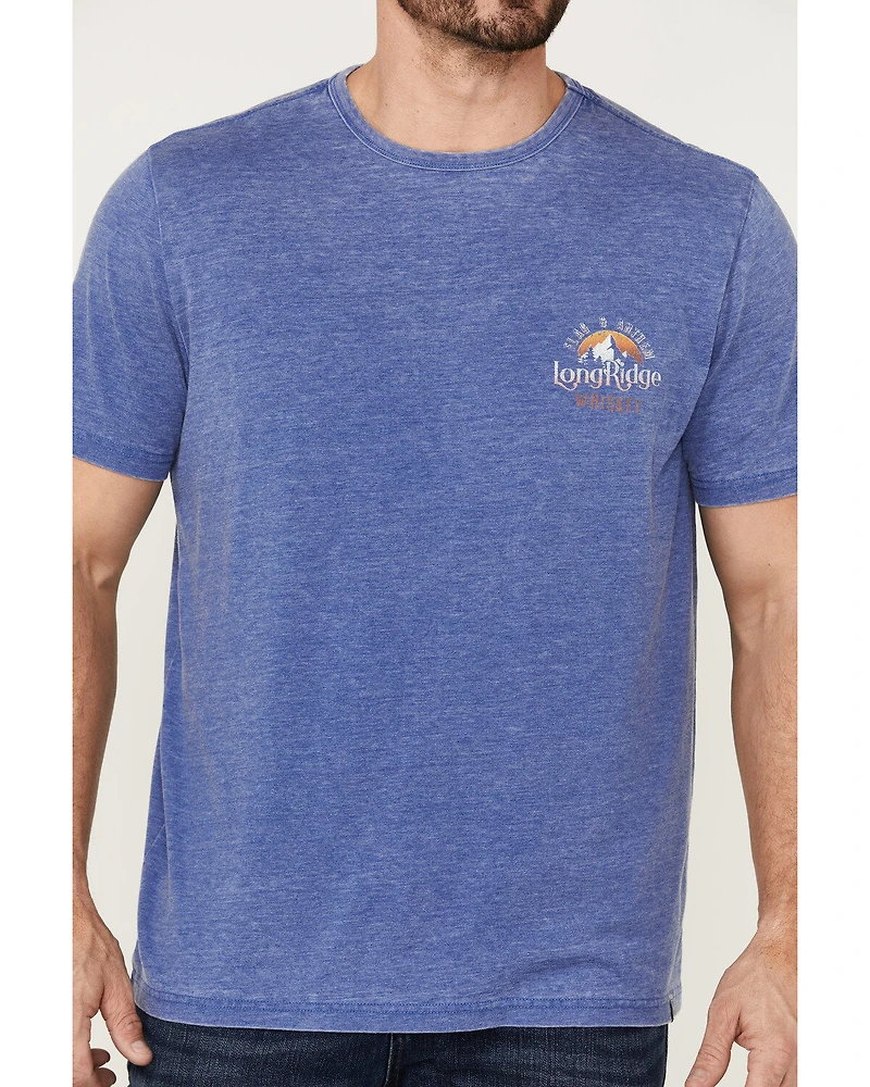 Flag & Anthem Men's Long Ridge Whiskey Burnout Graphic T-Shirt