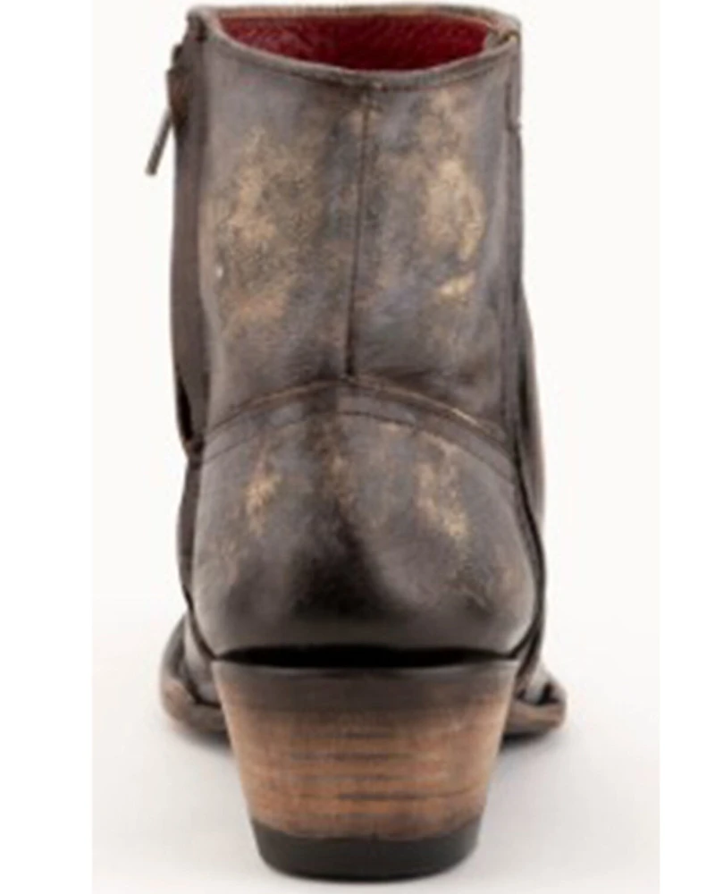 Ferrini Women's Stacey Distressed Western Fashion Booties - Round Toe