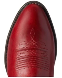 Ariat Women's Rosy Red Heritage R Toe Stretch Fit Full-Grain Western Boot - Round