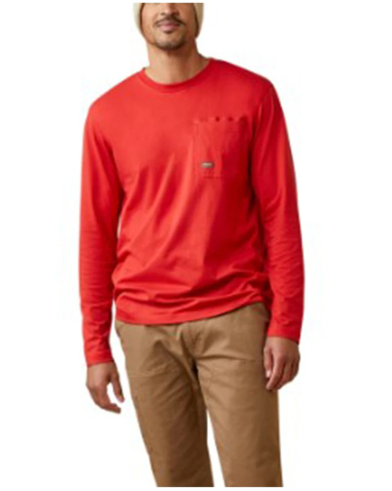 Ariat Men's Rebar Workman Reflective Flag Long Sleeve T-Shirt
