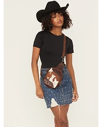 Shyanne Women's Hallie Hairon Crossbody Sling Bag
