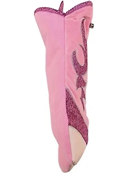 Kurt Adler Velvet and Metallic Cowboy Boot Stocking