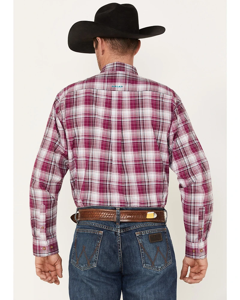 Ariat Men's Fosco Pro Stretch Plaid Button Down Western Shirt