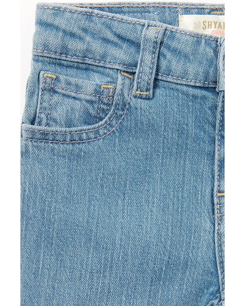 Shyanne Toddler Girls' Light Wash Straight Riding Jeans