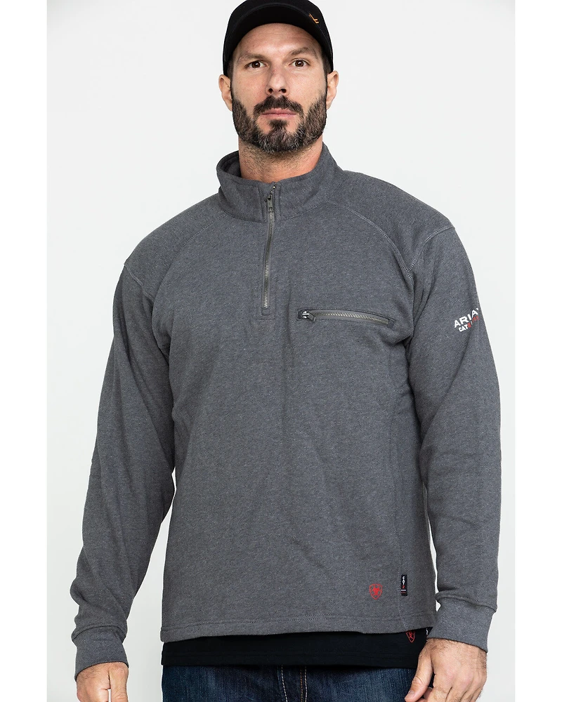 Ariat Men's FR Rev 1/4 Zip Work Pullover - Tall