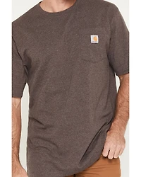 Carhartt Men's Solid Loose Fit Heavyweight Short Sleeve Pocket Work T-Shirt