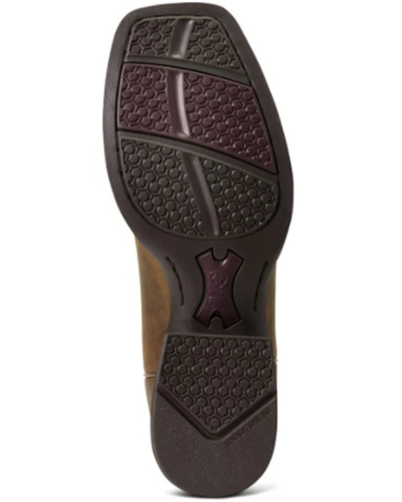 Ariat Men's Brander Leather Performance Western Boot - Broad Square Toe