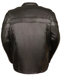 Milwaukee Leather Men's Sporty Scooter Crossover Jacket - 3X