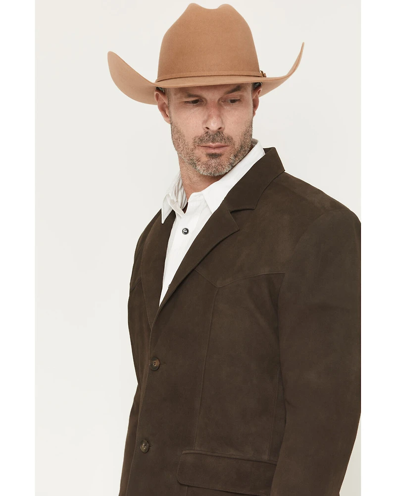 Cody James Men's Genuine Suede Leather Blazer