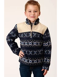 Roper Boys' Poly Micro Fleece Pullover