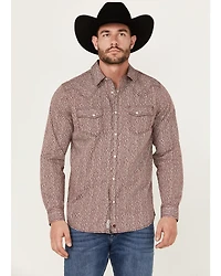 Moonshine Spirit Men's Album Printed Long Sleeve Pearl Snap Western Shirt