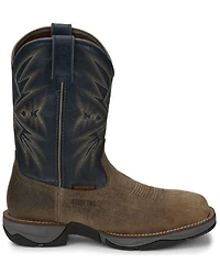 Tony Lama Men's Bartlett Stone Western Work Boots - Steel Toe