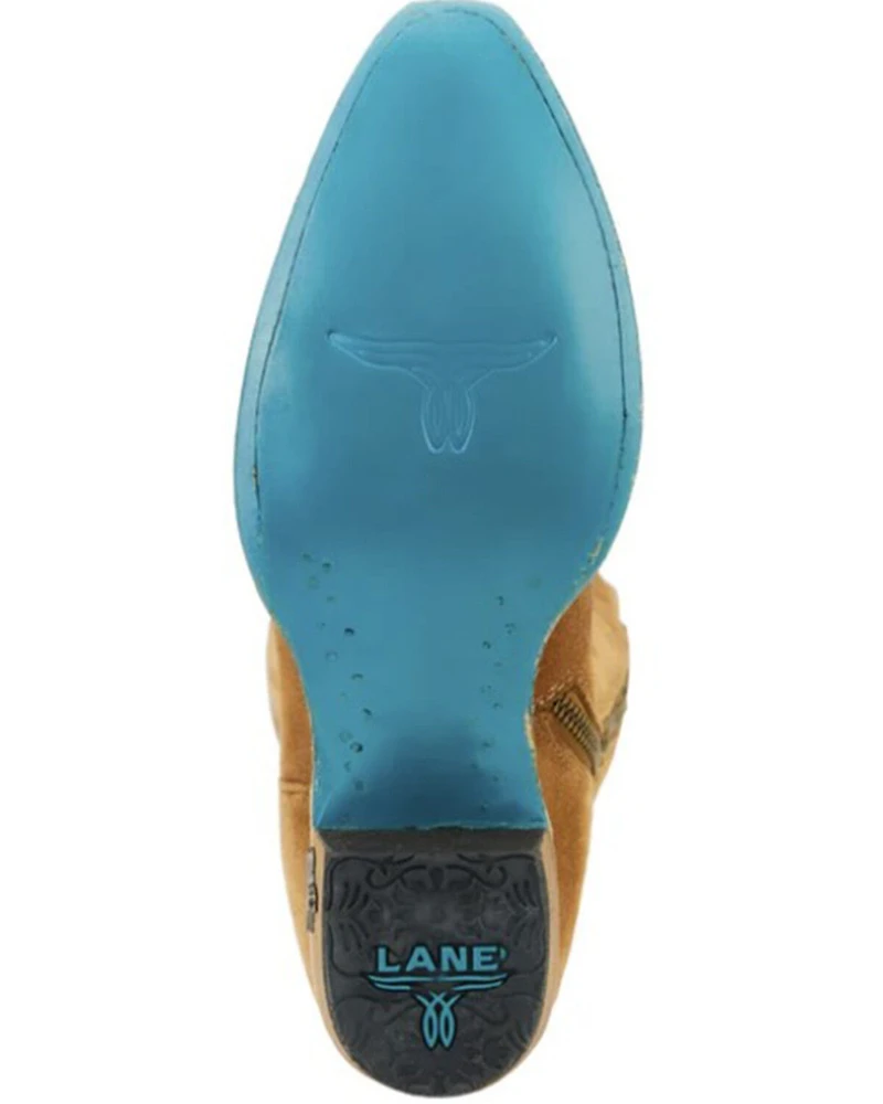 Lane Women's Lexington Suede Over The Corset Western Boots - Snip Toe