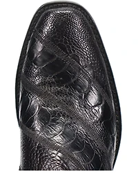 Dan Post Men's Exotic Ostrich Leg Western Boots - Square Toe