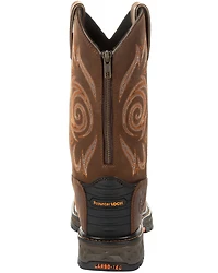 Georgia Boot Men's Carbo-Tec LT Waterproof Western Work Boots - Steel Toe