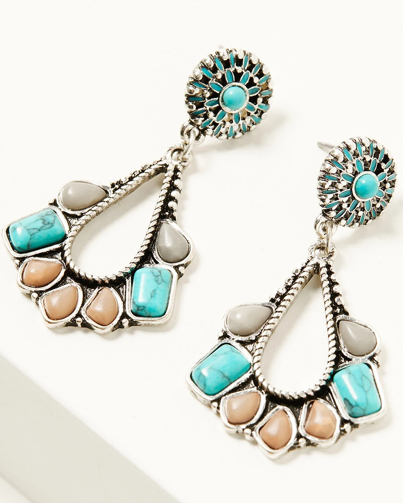 Shyanne Women's Teardrop Statement Earrings