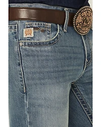 Cinch Men's Ian Medium Wash Slim Bootcut Rigid Denim Jeans