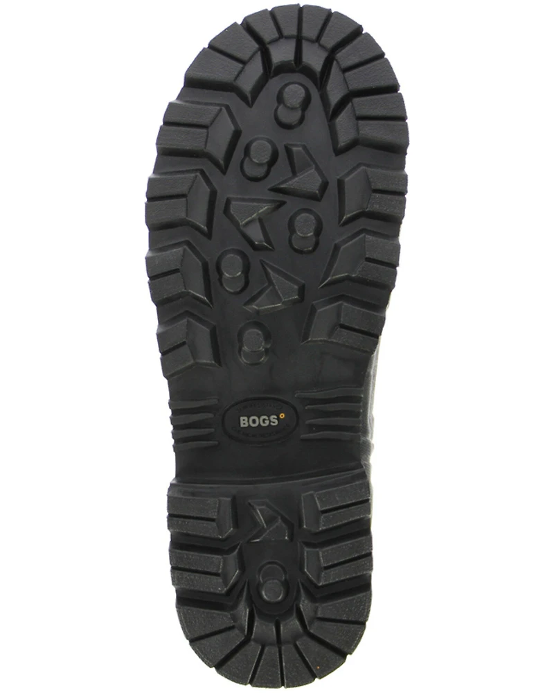 Bogs Men's Rancher Black Insulated Work Boots - Steel Toe