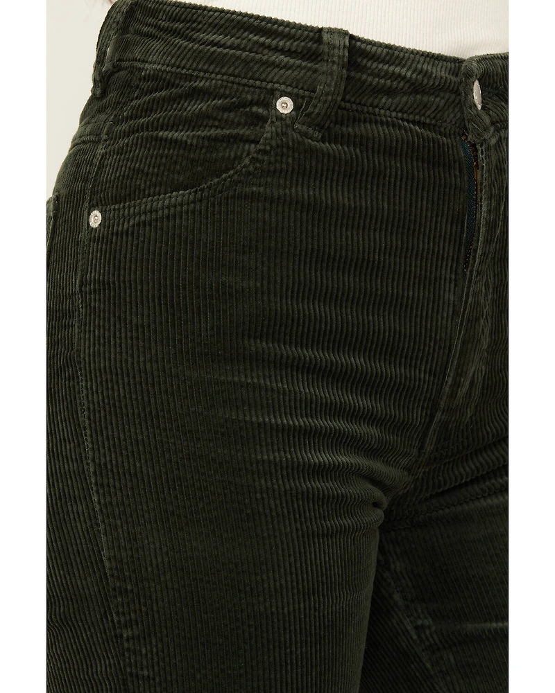Rolla's Women's High Rise Eastcoast Corduroy Stretch Flare Jeans
