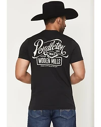 Pendleton Men's Script Logo Short Sleeve Graphic T-Shirt