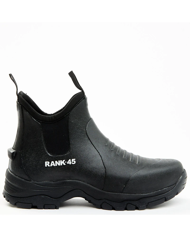 RANK 45® Women's Rubber Ankle Work Boots - Soft Toe