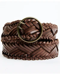 Cleo + Wolf Women's Braided Leather Belt