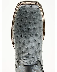 Cody James Men's Exotic Full Quill Ostrich Western Boots - Broad Square Toe