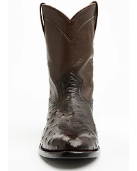 Cody James Black 1978® Men's Carmen Exotic Full-Quill Ostrich Roper Boots - Round Toe