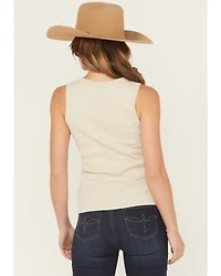 Shyanne Women's Bucking Horse Rib Knit Tank Top