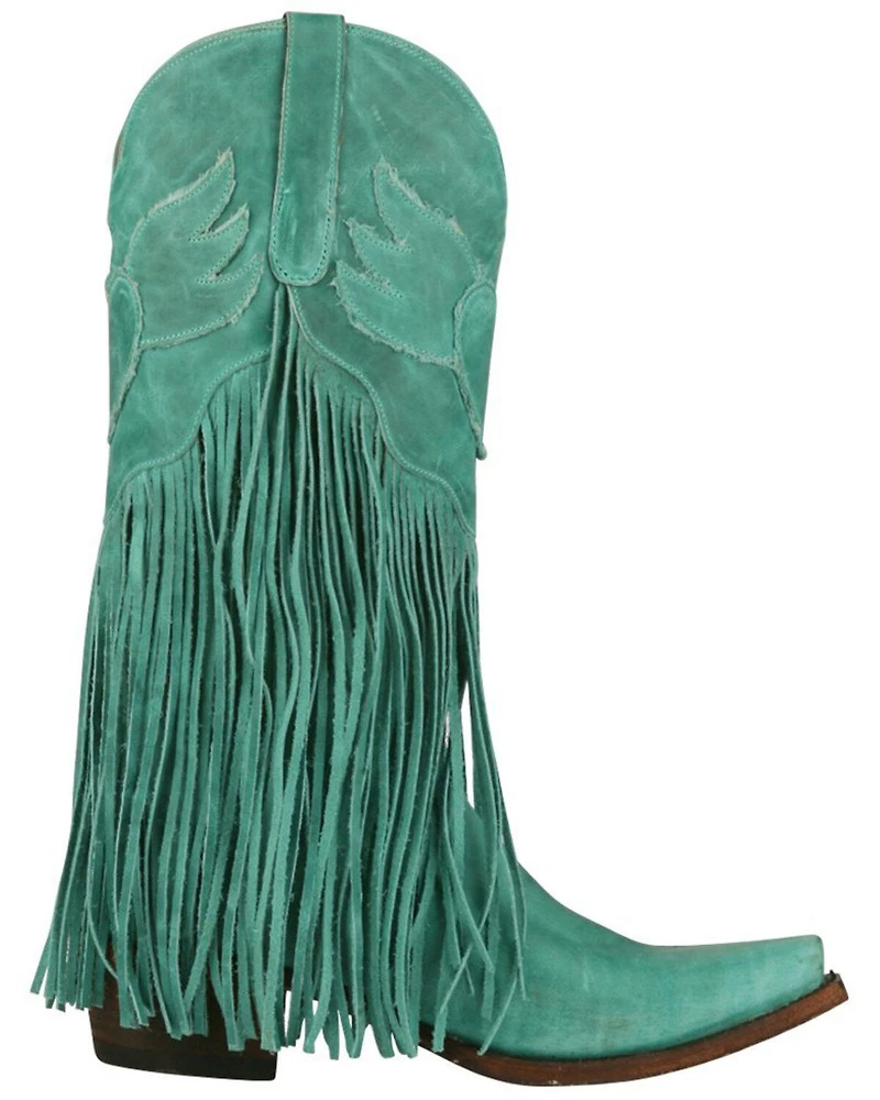 Junk Gypsy by Lane Women's Dreamer Fringe Western Boots - Snip Toe