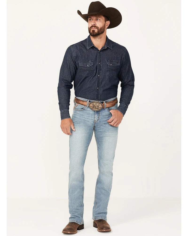 Ariat Men's M7 Linda Ray Light Wash Slim Straight Pro Series Performance Denim Jeans