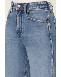 Wrangler Women's Medium Wash High Rise Relaxed Mom Jeans