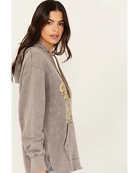 Cleo + Wolf Women's Beer With Me Washed Graphic Hoodie