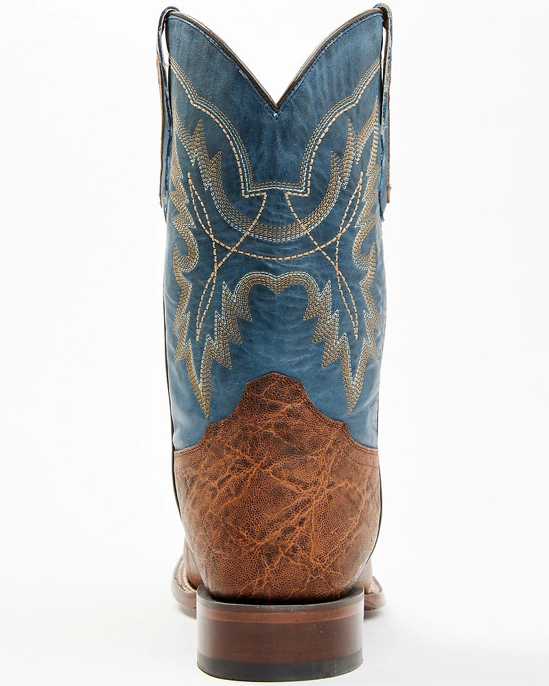 Cody James Men's Elephant Print Western Boots - Broad Square Toe