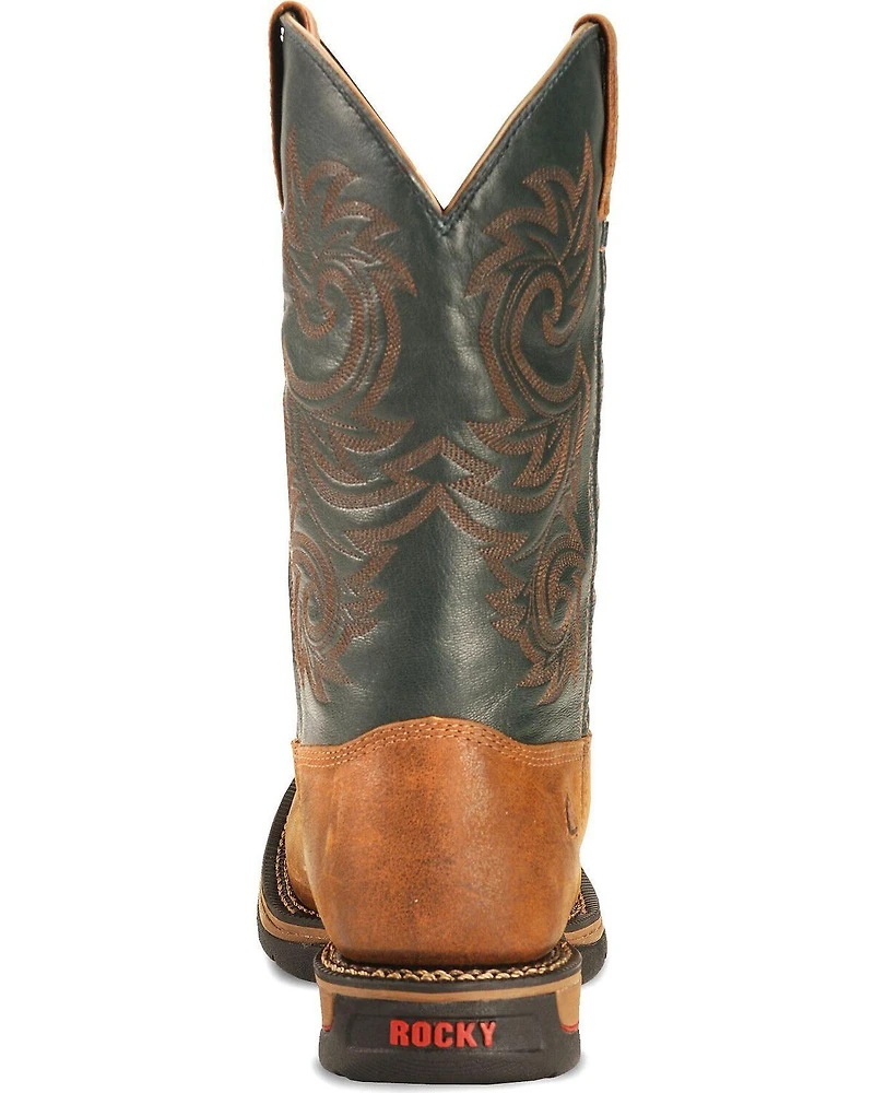 Rocky Men's Waterproof Long Range Western Boots