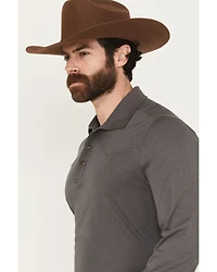 Cody James Black 1978™ Men's Drifter Solid Long Sleeve Polo