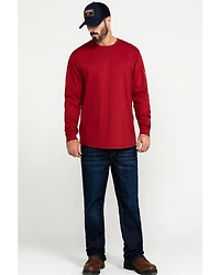 Hawx Men's FR Logo Long Sleeve Work T-Shirt - Tall