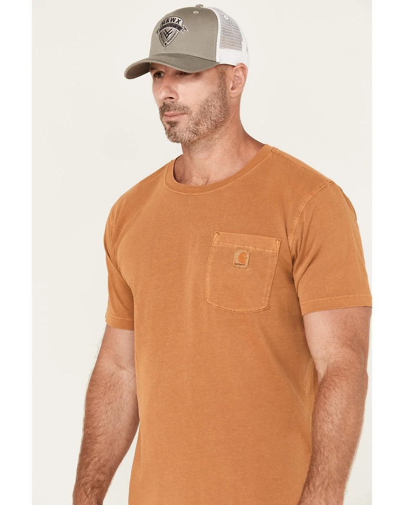 Carhartt Men's Re-Engineered Relaxed Fit Lightweight Short Sleeve Garment Dyed Pocket T-Shirt