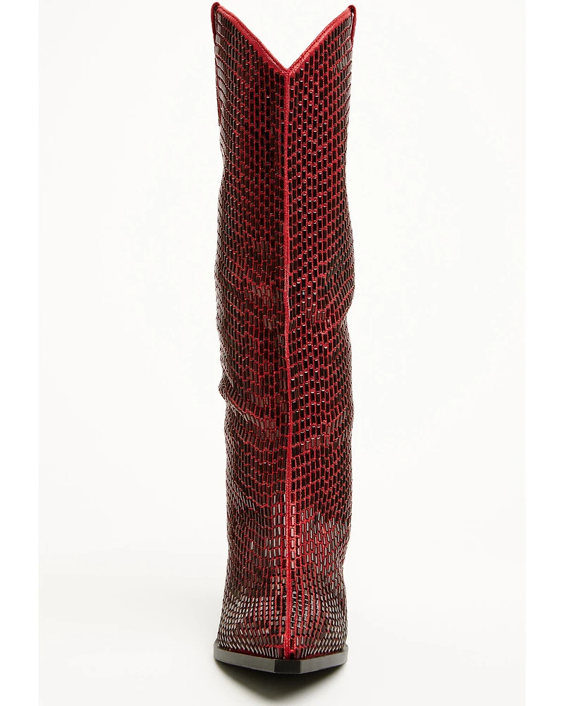 Azalea Wang Women's Driven Tall Western Boots - Snip Toe