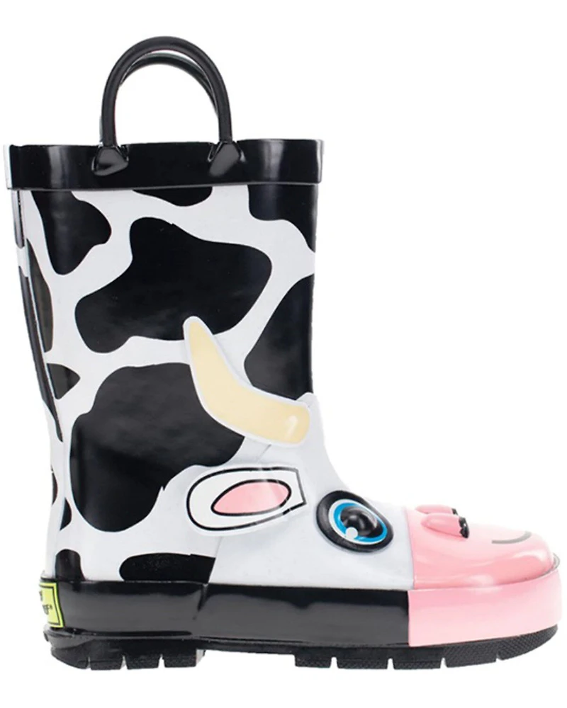 Western Chief Girls' Colbie Cow Rain Boots