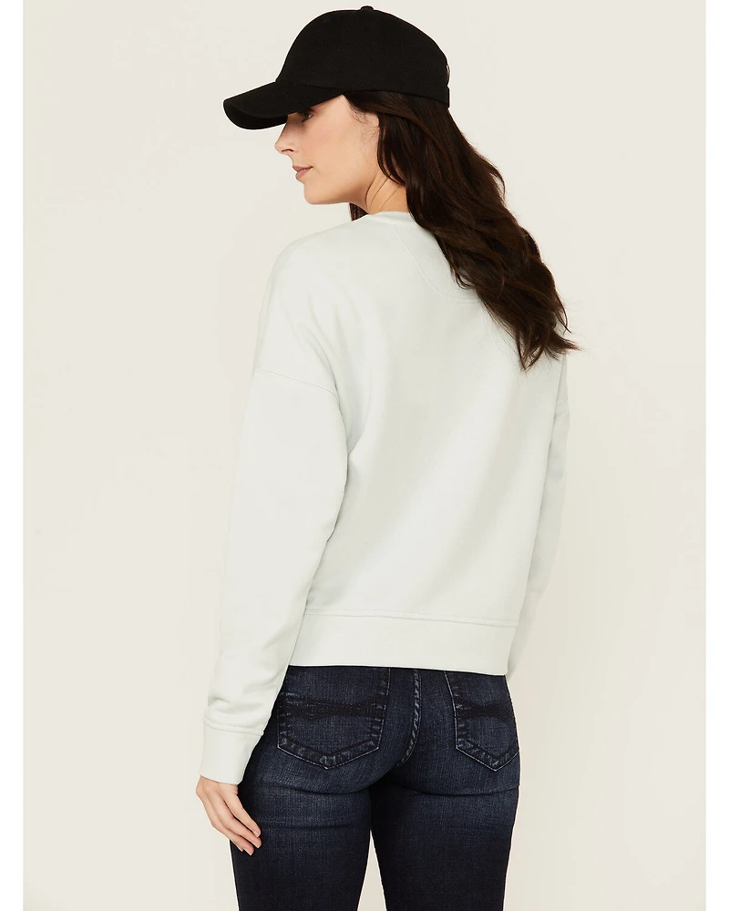 Carhartt Women's Loose Fit Midweight Henley Sweatshirt