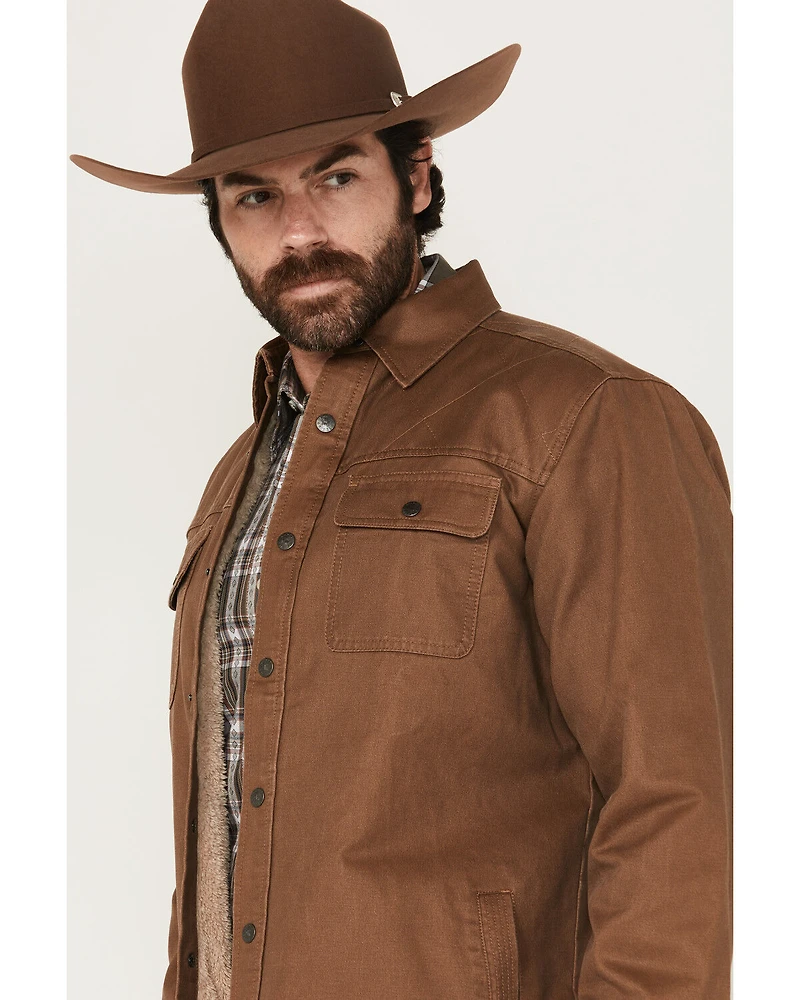 Dakota Grizzly Ryker Microsuede Sherpa Lined Shirt Jacket