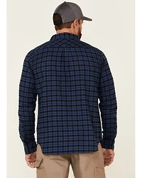 Columbia Men's Flare Gun Small Plaid Print Long Sleeve Button Down Western Flannel Shirt