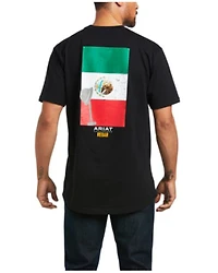 Ariat Men's Rebar Cotton Strong Mexico Pride Graphic Short Sleeve Work T-Shirt