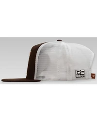 Ropesmart Men's Brown Solo Serape Steerhead Embroidered Patch Mesh-Back Ball Cap