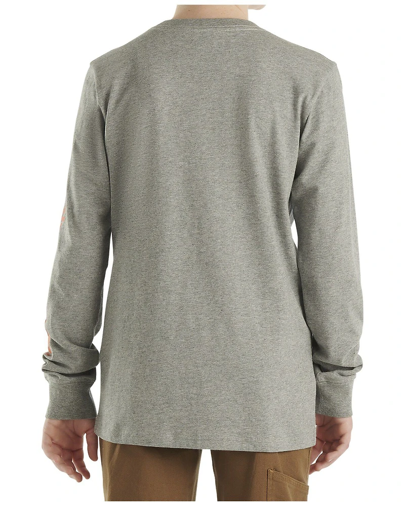 Carhartt Toddler Boys' Logo Long Sleeve Pocket T-Shirt