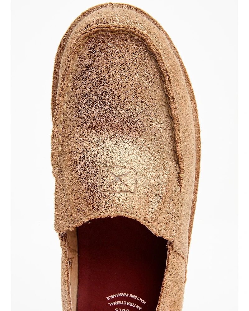 Twisted X Women's Boot Barn Exclusive Comfy Sparkle Loafer Shoes - Moc Toe